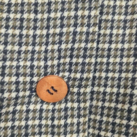 NEW Roolee‎ X Lauren Virginia Blazer Jacket 4XL Gray Green Houndstooth Buttoned - Picture 6 of 10